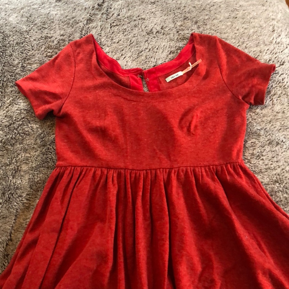 Urban Outfitters Babydoll Holiday Red Dress